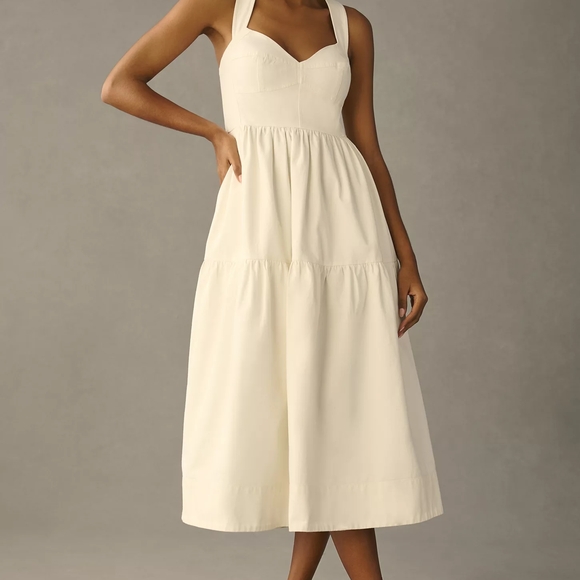 NEW Forever That Girl Denim Sweetheart Dress M - Picture 1 of 4